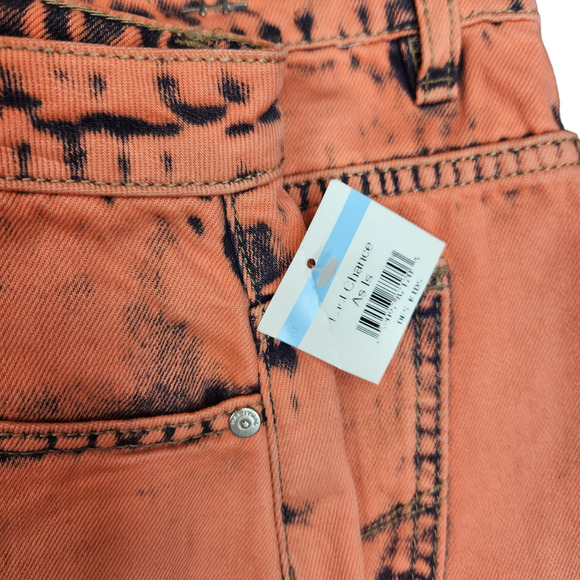 NWOT Habitual Kid Girls Size 16‎ Coral Acid Wash High Rise Ritual Sorts Distress - Picture 7 of 12